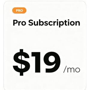 Pro Subscription